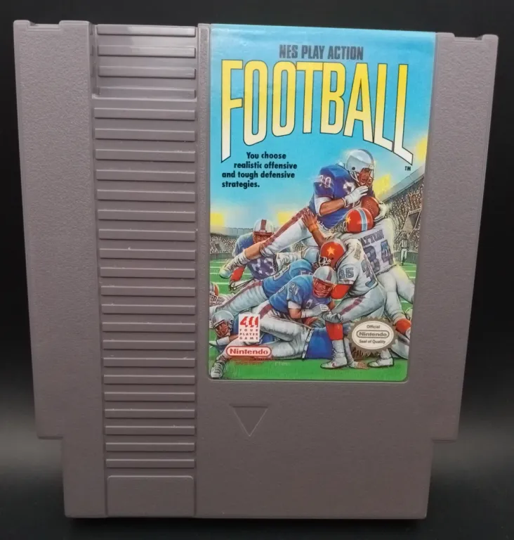A photo of the game: NES Play Action Football