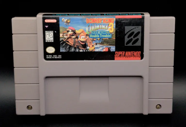 A photo of the game: Donkey Kong Country 3