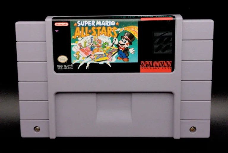 A photo of the game: Super Mario All Stars