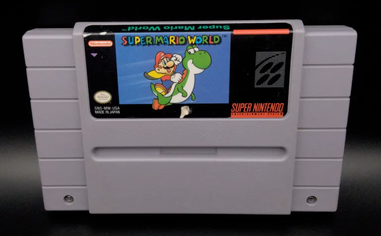 A photo of the game: Super Mario World